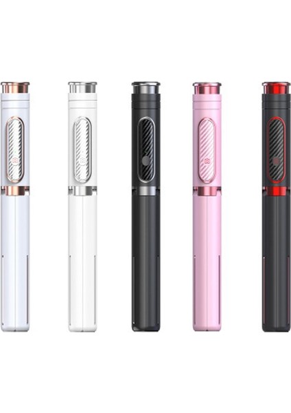 Pembe Selfie Sopa Kablosuz Bluetooth Uzaktan Kumanda ile LED Işık Fotoğraf Ayarlanabilir Telefon Kamera Canlı Mini Tripod (Yurt Dışından) fiyatları