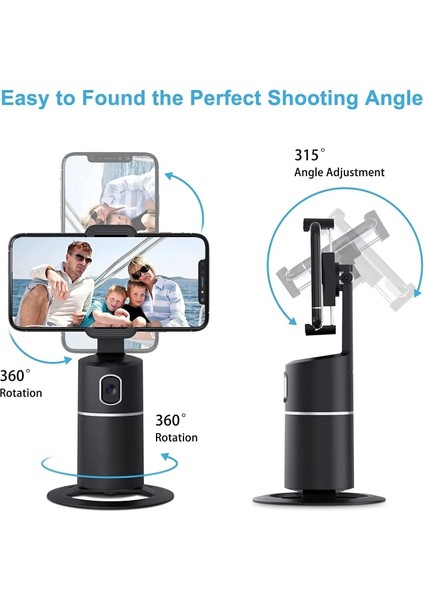 Yeşil Akıllı Selfie Çubuğu 360° Otomatik Yüz Takip Gimbal Tiktok Fotoğraf Video Için Canlı Kayıt Rotasyon Stabilize Tripod Telefon Tutucu (Yurt Dışından) fırsatları