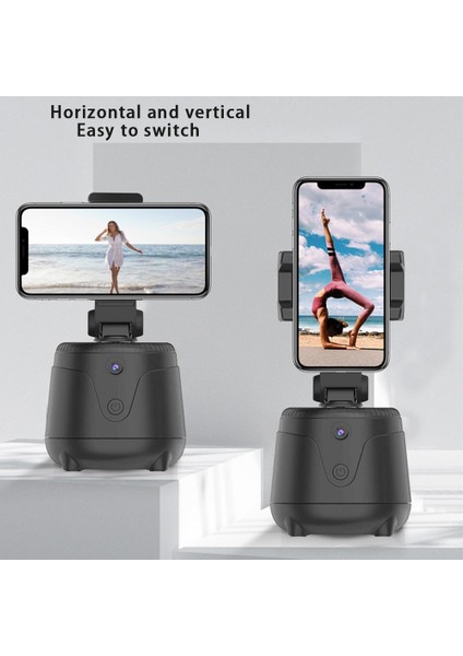 Pembe Otomatik Yüz Takip Kamera Gimbal Sabitleyici 360° Döndürme Selfie Çubuğu Tripod Telefon Akıllı Çekim Tutucu Vlog Video Kaydı (Yurt Dışından) fırsatları