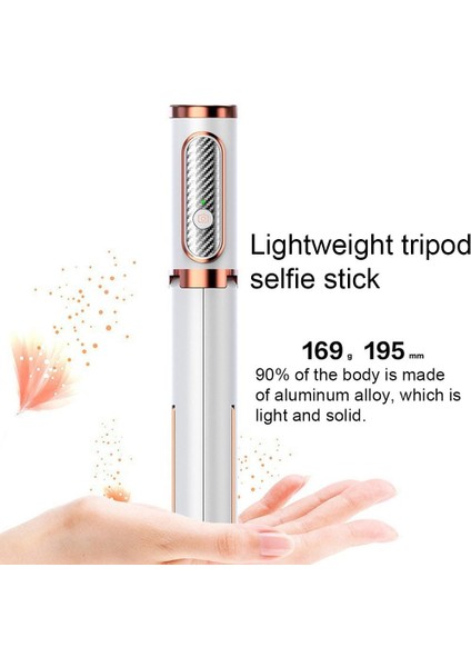 Pembe Pınzheng 3 In 1 Mıni Bluetooth Özçekim Çubuğu iPhone Xiaomi Özçekim Çubuğu Tripod Monopod Evrensel Uzatılabilir Katlanabilir Tripod (Yurt Dışından)