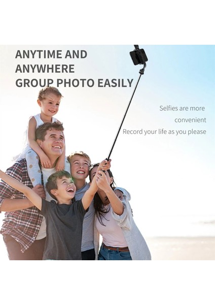 Beyaz Işık ile Cool Dıer Q02S Yeni Kablosuz Bluetooth Selfie Çubuğu Tripod Akıllı Telefon Için Dolgu Işığı ile Katlanabilir Monopod Bluetooth Deklanşör (Yurt Dışından)