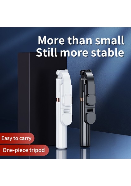 Siyah Yeni Çok Fonksiyonlu El Fotoğraf Tripod Bluetooth Uyumlu Selfie Sopa Cep Telefonu Kamera Canlı Teleskopik Braket (Yurt Dışından) modelleri