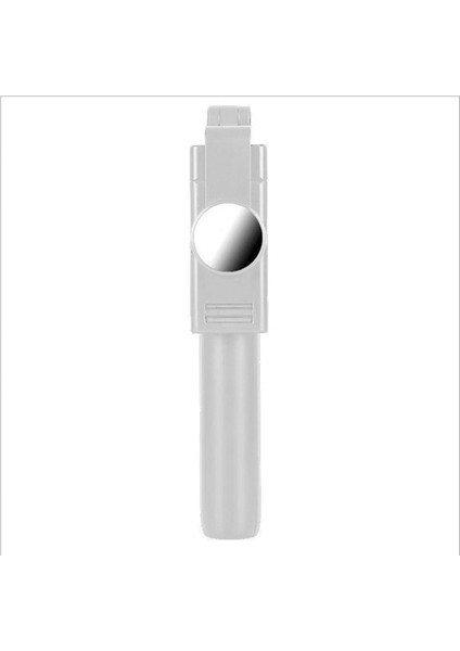K10L Beyaz 4 In1 Bluetooth Uzaktan Kumanda Selfie Çubuğu Tripod Ayna El iPhone Huawei Xiaomi Çekim Görüntülü Arama Konferans Standı (Yurt Dışından)
