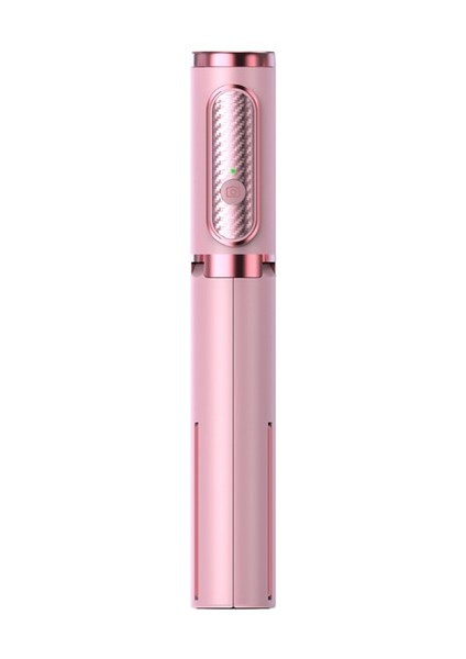 Pembe Bluetooth Uyumlu Selfie Çubuğu Tripod Kablosuz Selfie Çubuğu Monopod Ios iPhone Xiaomi Huawei Android Için Uzaktan Kumanda ile (Yurt Dışından)
