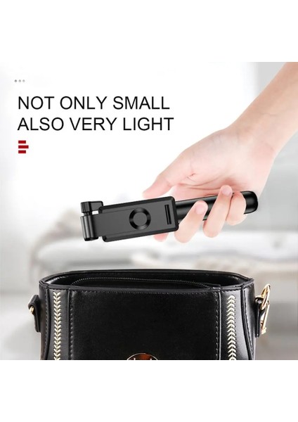 Tip 1 Pembe Pınzheng Bluetooth Selfie Çubuğu iPhone Xiaomi Huawei Için Katlanabilir Tripod Monopod Deklanşör Uzaktan Uzatılabilir Kablosuz Selfie Çubuğu (Yurt Dışından)