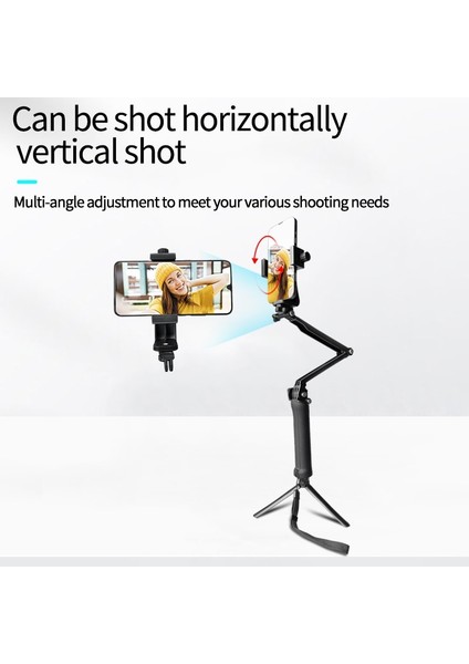C Katlanabilir 3 Yollu Kavrama Su Geçirmez Monopod Selfie Sopa Gopro Kahraman 11 10 9 8 7 INSTA360 Djı Yi Eylem Kamera Tripodu Aksesuarları (Yurt Dışından) indirimleri