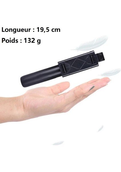 K07 3'ü 1 Arada Kablosuz Bluetooth Selfie Çubuğu Iphone/android Katlanabilir El Uzatılabilir Monopod Deklanşör Uzaktan Uzatılabilir Tripodlar (Yurt Dışından) fırsatları