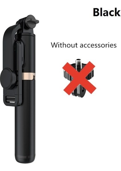 Siyah Aamasun Alüminyum Alaşımlı Kablosuz Bluetooth Selfie Sopa Katlanabilir Monopodlar Akıllı Telefonlar Için Evrensel Tripod Aksiyon Kameraları Için (Yurt Dışından)