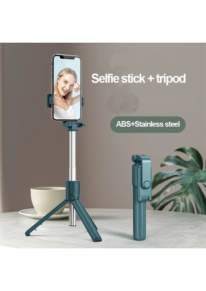 R1 Yeşil Işık Yok 2pcs Selfie Çubuğu Tripod Kablosuz Bluetooth Uzaktan Kumanda Teleskopik Katlanabilir Uzatılabilir Dolgu Işığı 360° Döndürülebilir Telefon Tutucu (Yurt Dışından) fiyatları