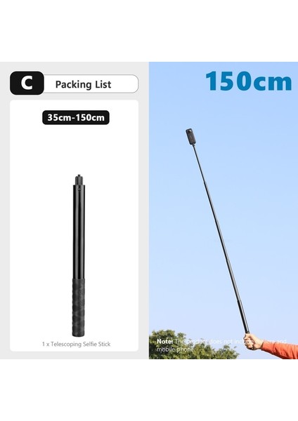 C Vamson INSTA360 X3 Aksesuarları Dönen Bullet Time Görünmez Selfie Sopa Tripod Monopod Dağı Insta 360 One X2 Gopro (Yurt Dışından)