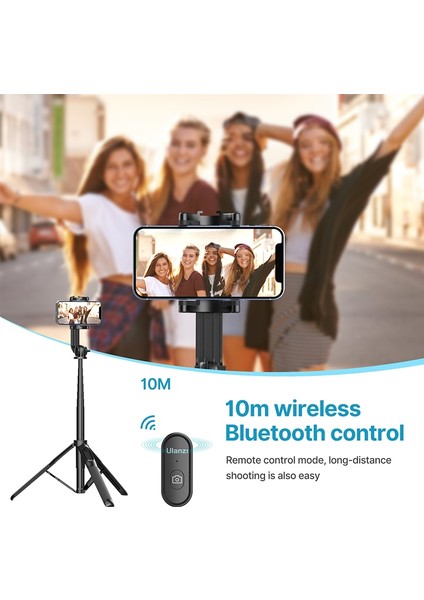 Sk-03 Ulanzi Sk-03 1.5 M Bluetooth Kablosuz Selfie Sopa Tripod Monopod Akıllı Telefon Için Gopro Hero 11 10 9 8 7 INSTA360 X3 Dslr Kamera (Yurt Dışından) modelleri