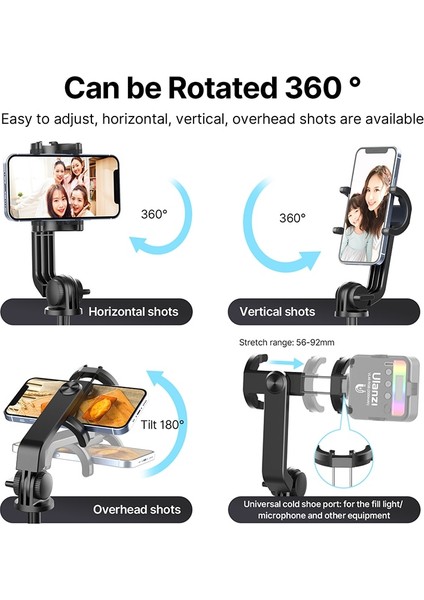 Sk-03 Ulanzi Sk-03 1.5 M Bluetooth Kablosuz Selfie Sopa Tripod Monopod Akıllı Telefon Için Gopro Hero 11 10 9 8 7 INSTA360 X3 Dslr Kamera (Yurt Dışından) fırsatları