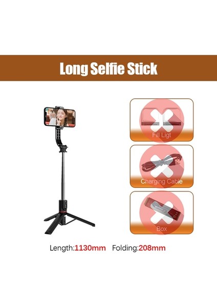 Işık Yok Kutusu Yok Fgclsy Bluetooth Katlanabilir Kablosuz Selfie Çubuğu, Dolgu Işığı Deklanşörü Uzaktan Kumanda ile Fotoğraf Çekme Tripod Ios Android Için (Yurt Dışından)