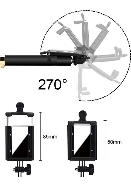 Yeşil Mini Aynalı Selfie Çubuğu Taşınabilir Uzatılabilir Monopod Kendinden Kutuplu El Kablolu Selfie Çubuğu iPhone Huawei Için Akıllı Telefon Için (Yurt Dışından)