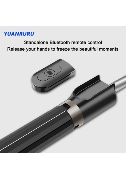Siyah Kablosuz Bluetooth Selfie Çubuğu Evrensel Yatay ve Dikey Esnek Tripod Selfie Çubukları Cep Telefonu Braketi Fotoğraf (Yurt Dışından)