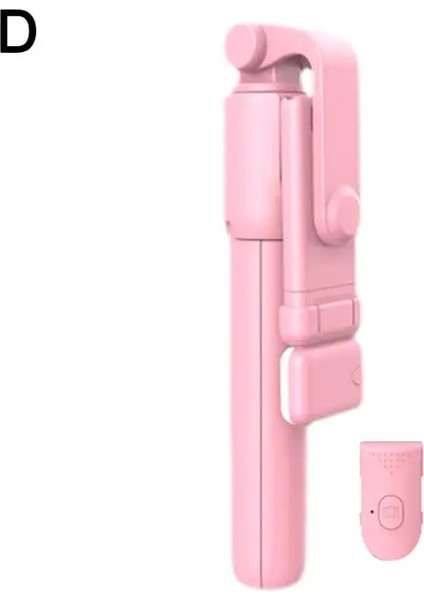 Pembe Işıklı 6in1 Kablosuz Bluetooth Uyumlu Cep Telefonu Tutucu Selfie Selfie Çubuğu Uzaktan Genişletilebilir Kontrol Tripod M3Y0 ile Uyumlu (Yurt Dışından)
