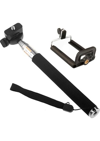 Bluetooth Olmadan El Kablosuz Bluetooth Selfie Çubuğu Tripod Katlanabilir Çubuk Selfie Dolgu Işığı iPhone x Huawei Samsung Mobil Akıllı Telefon Için (Yurt Dışından)