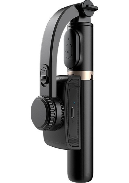 Q08 Sabitleyici El Gimbal Akıllı Telefon Bluetooth El Sabitleyici Tripod ile Selfie Sopa Akıllı Telefon Xiaomi iPhone Için Katlanır Gimbal (Yurt Dışından) fırsatları