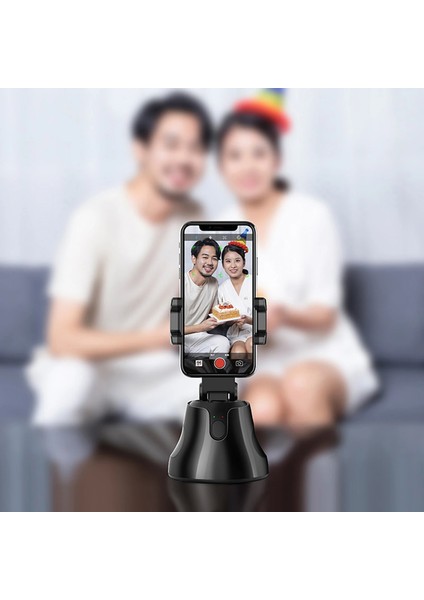 Siyah 360 Derece Dönen Kafa Tripod Otomatik G Aı Akıllı Yüz Takip ve Telefon Canlı Vlog Video Çekimi Için Kamera Takipçisi (Yurt Dışından) fırsatları