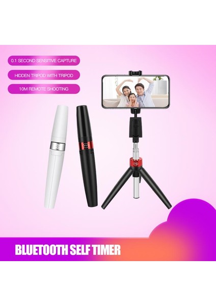 Y9 Siyah 3 In 1 Selfie Sopa Tripod ile Kablosuz Bluetooth Cep Telefonu Tutucu IPhone Huawei Samsung Selfie Çubukları El Gimbal (Yurt Dışından)