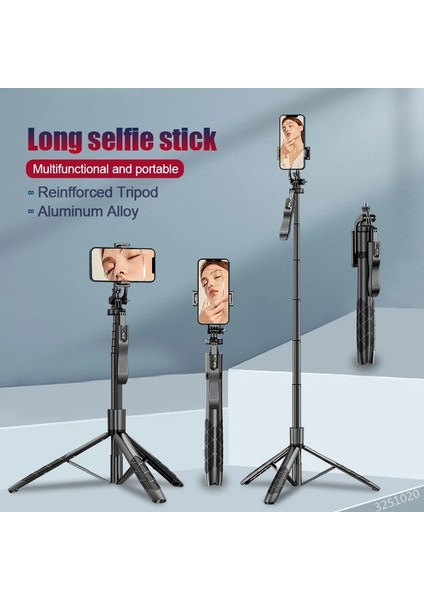 Stil 5 Fgclsy 2022 Yeni Kablosuz Bluetooth Selfie Çubuğu Uzaktan Kumanda Deklanşör 360 Derece Dönme Dengesi Kararlı Canlı Yayın Tripod (Yurt Dışından) fiyatları