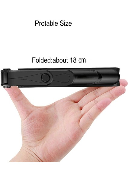 01 3 In 1 Selfie Sopa Telefon Tripod Uzatılabilir Monopod, Akıllı Telefon Selfie Sopa Için Bluetooth Uyumlu Uzaktan Kumanda ile (Yurt Dışından)