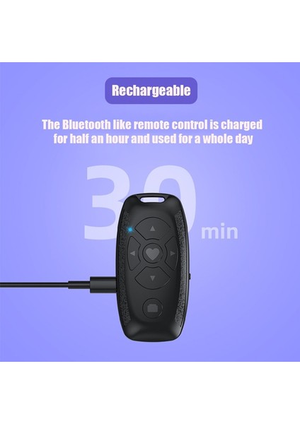 Pembe Kablosuz Bluetooth Selfie Kamera Deklanşör Akıllı Telefonlar Için Uzaktan Kumanda Şarj Edilebilir Telefon Kamera Düğmesi Denetleyicisi iPhone Için (Yurt Dışından) fırsatları
