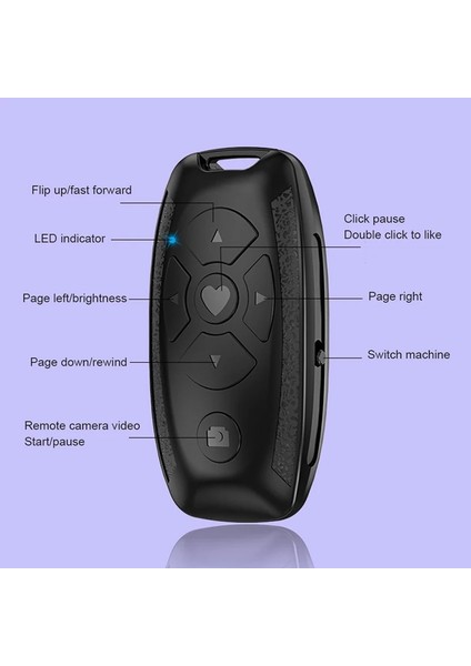 Pembe Kablosuz Bluetooth Selfie Kamera Deklanşör Akıllı Telefonlar Için Uzaktan Kumanda Şarj Edilebilir Telefon Kamera Düğmesi Denetleyicisi iPhone Için (Yurt Dışından) indirimleri