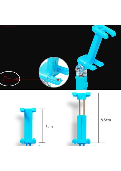 Turuncu Mini Kablolu Selfie Çubuğu Iphone 6 6s 6splus Samsung Xiaomi Android Telefonlar Gopro Hero Xiaoyi Sjcam Kameralar Için Uzatılabilir (Yurt Dışından) indirimleri
