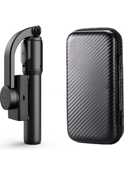 H5 Siyah Tongdaytech Bluetooth Uyumlu Selfie Çubuğu Tripod Anti-Shake El Gimbal Sabitleyici Iphone Samsung Xiaomi Akıllı Telefon (Yurt Dışından)