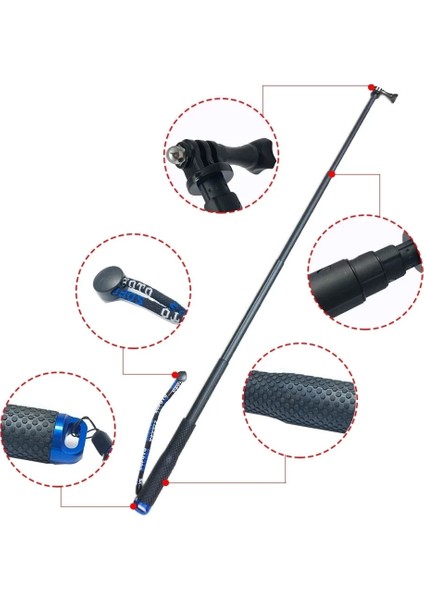 36 Inç Altın 36/19 Inç Alüminyum Selfie Çubukları Uzatılabilir El Direği INSTA360 One Rs R Gopro 10 8 Xiaomi Yi Eylem Kamera Aksesuarları (Yurt Dışından) indirimleri