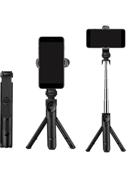 Beyaz Yeni Uzatılabilir 360 Derece Döndürme Bluetooth Selfie Çubuğu Monopod Katlanabilir Tripod Standı (Yurt Dışından) fiyatları