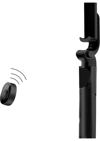 Beyaz Yeni Uzatılabilir 360 Derece Döndürme Bluetooth Selfie Çubuğu Monopod Katlanabilir Tripod Standı (Yurt Dışından) modelleri