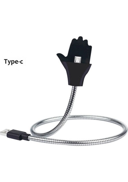 05 1 Adet Esnek Telefon Tutucu Döner Braket Stand-Up Telefon USB Şarj Kablosu Gdeals (Yurt Dışından)