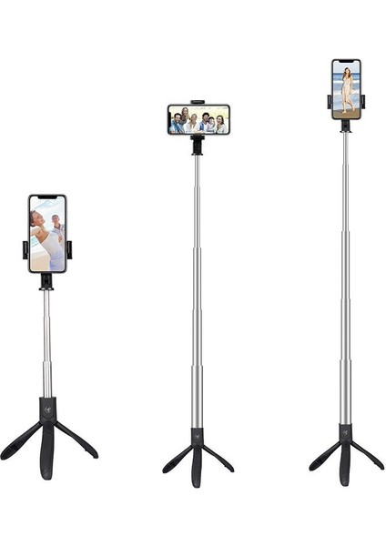 K5 Bluetooth Kamera Uzaktan Kumanda Selfie Sopa Telefon Evrensel Canlı Fotoğraf Artefakt Çok Fonksiyonlu Tripod IPhone 8x7 6 S Artı (Yurt Dışından) modelleri