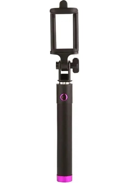 Gül Kırmızı Kablosuz Bluetooth Selfie Çubuk Tripod iPhone Huawei Samsung Android Mobil Monopod Selfie Çubuk Deklanşör Için Uzaktan Kumanda ile (Yurt Dışından)