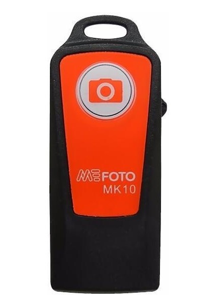Bluetooth Orange Benro MK10 Cep Telefonu Için Taşınabilir Tripod Bluetooth Selfie Sopa Uzaktan Kumanda Telefon Çubuğu ile Huawei iPhone Android (Yurt Dışından)