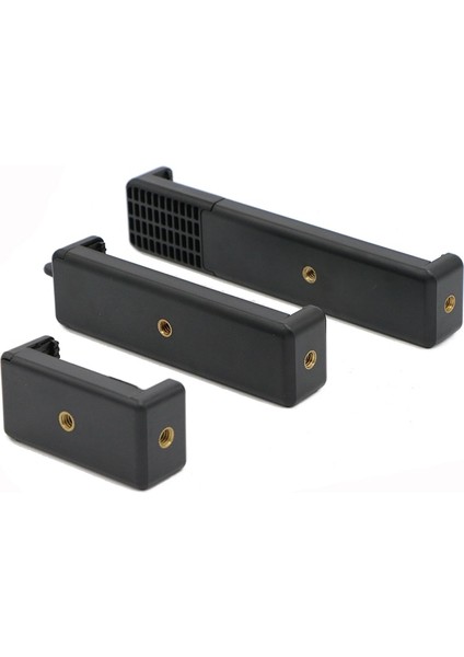75MM-120MM Telefon Tutucu Klip Braketi Adaptörü Ipad Akıllı Telefon Için Iphone Huawei Samsung Tripod 1/4 Inç Somun Deliği Selfie Sopa Aksesuarları (Yurt Dışından) modelleri