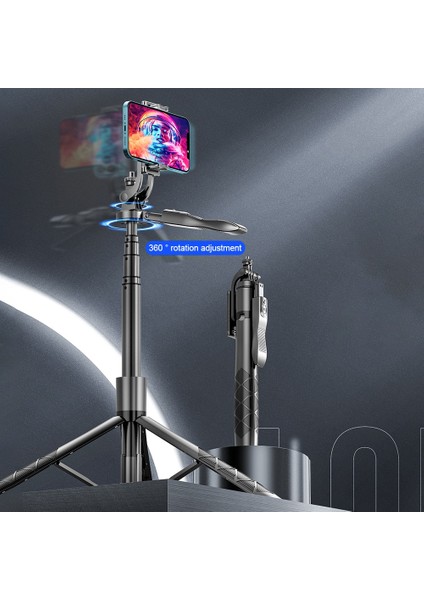 Model L16 Alüminyum Alaşımlı Cep Telefonu Tripod Uzatılabilir 1.6 M Akıllı Telefon Tutucu 360 Rotasyon Bluetooth Uyumlu Kablosuz Ios Android Için (Yurt Dışından) fiyatları