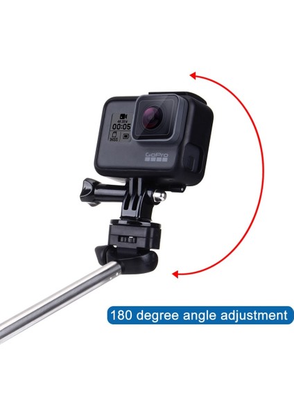 Metal Tripod Puluz Go Pro Aksesuarları Için Uzatılabilir El Selfie Sopa Monopod Dji Osmo Eylem/gopro Yenı Kahraman/hero6/5/5 Oturum/4/3/2 (Yurt Dışından)