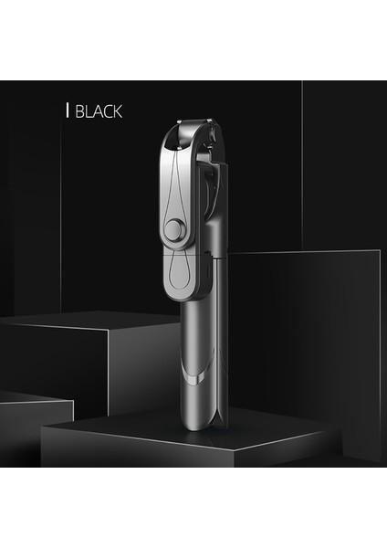 XT13 Siyah XT13 Bluetooth Uzaktan Kumanda Selfie Çubuğu Tripod Dolgu Işığı ile Cep Telefonu Braketi Tripod El Gimbal Xiaomi iphone Için (Yurt Dışından)