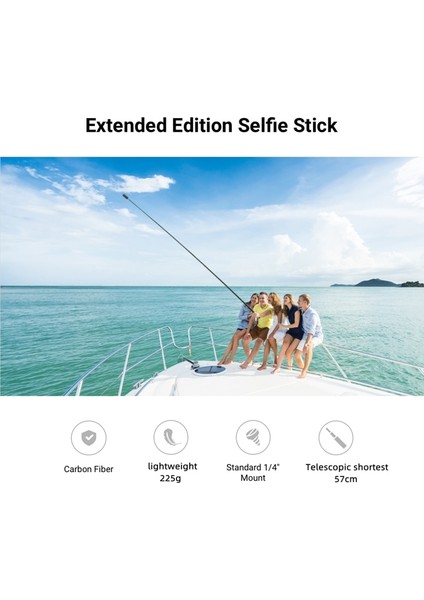 Siyah 2.9 M Süper Uzun Karbon Fiber Görünmez Selfie Sopa INSTA360 X3 /djı Actıon 3 /gopro 11 Kamera Selfie Sopa (Yurt Dışından) indirimleri