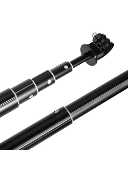 Paket Dahil Telesın Alüminyum Su Geçirmez Monopod Kutup Tripod Uzatılabilir Monopod Selfie Çubuk Monopod Için Xiaomi Yi 4 Gopro Hero 8 7 6 4 (Yurt Dışından)