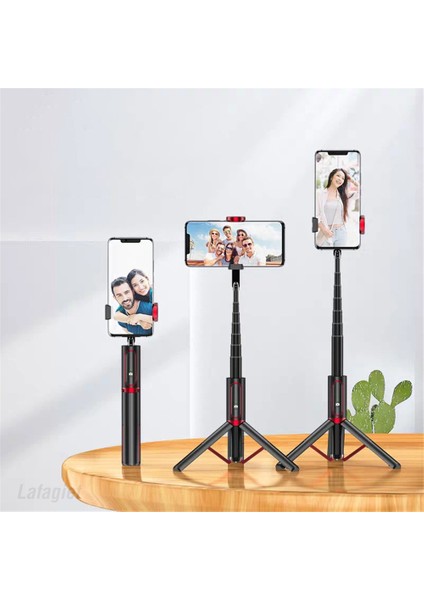 Pembe Evrensel Bluetooth Selfie Sopa iPhone Huawei Vivo Oppo Xioami Özel Kamera Otoportre Tripod Entegre Canlı Seyahat (Yurt Dışından) modelleri