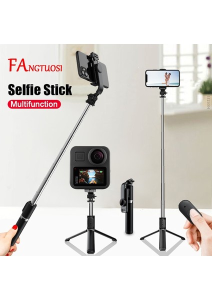 68CM Kamera Için Değil Fangtuosı Bluetooth Selfie Çubuğu Tripod Mini 4'ü 1 Arada Selfie Çubuğu - Gopro Aksiyon Kamerası Için Akıllı Telefonlar Için 360° Döndürme Standı (Yurt Dışından) modelleri