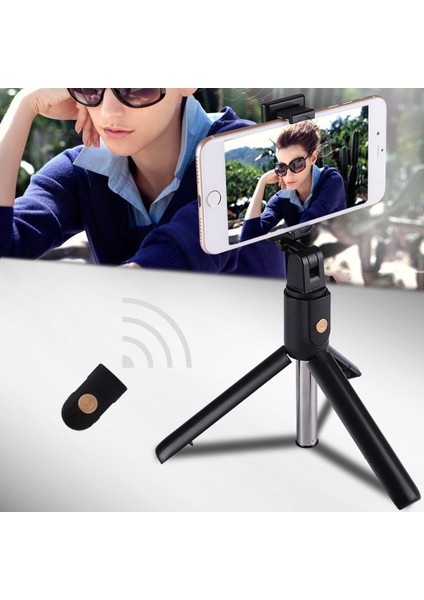 Siyah Yeni Kablosuz Bluetooth 3 In 1 Selfie Sopa Tripod Uzaktan Kumanda Monopod Mini Tripod Telefon Montajı Ios Android Cep Telefonu Için (Yurt Dışından) fırsatları