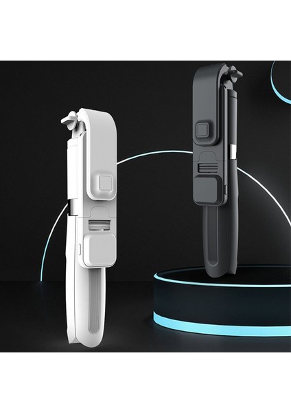 Siyah Q02S Kablosuz Bluetooth Selfie Çubuğu Katlanabilir Mini Tripod Sabitleyici LED Dolgu Işığı Deklanşör Uzaktan Kumanda Ios Android Için (Yurt Dışından) indirimleri