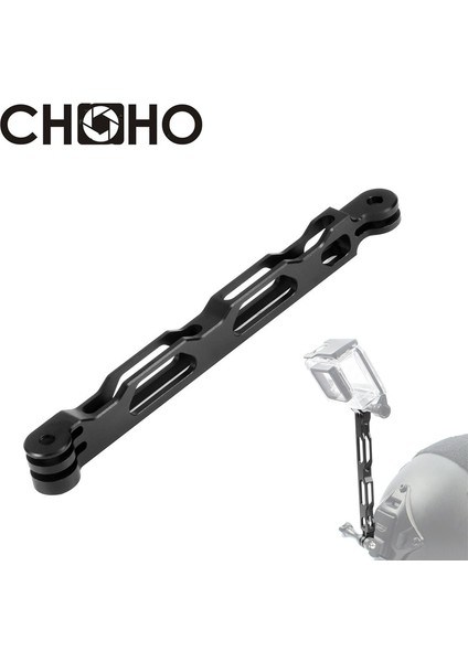 Set A Alüminyum Kask Sopa Uzatma Çubuğu Cnc Alaşım Kolu Kol Dağı Gopro Hero 11 Xiaomi Yi Sjcam Djı Spor Kamera Aksesuarları (Yurt Dışından)