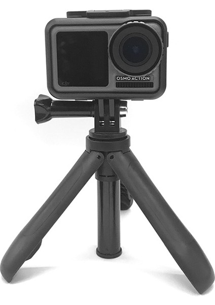 Mp-3-Black Tuyu El Mini Tripod Bağlama Aparatı Selfie Sopa Uzatılabilir Monopod Gopro Hero 7 6 5 4 Djı Osmo Eylem Sjcam Xiaomi Yı 4 K (Yurt Dışından)