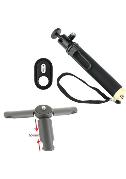 Sadece Uzaktan Palyaço Balığı Xiaoyi Bluetooth Uzaktan Kumanda Monopod Tripod Xiaomi Yı1/2 4 K Eylem Kamera Aksesuarları Için El Selfie Sopa (Yurt Dışından)